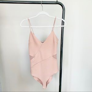⭐️CLEARANCE⭐️ MESH BODYSUIT — in Nude